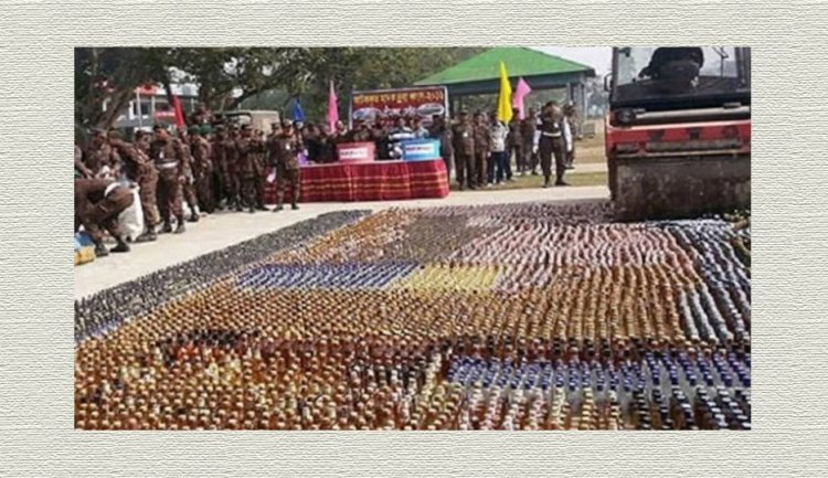 ২০২২ সালে দেড় হাজার কোটি টাকার চোরাচালান দ্রব্য জব্দ