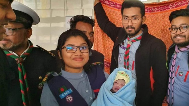  আগারগাঁও মেট্রোরেল স্টেশনে শিশুর জন্ম