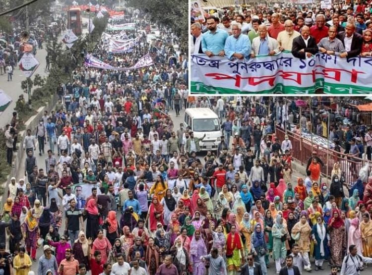 সরকারকে বিদায় করতে জনগণ রাস্তায় নেমেছে: মোশাররফ