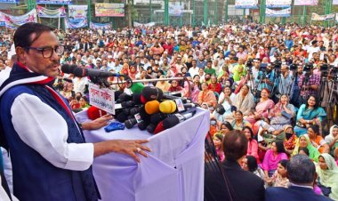 নির্বাচনে আসুন, ফাঁকা মাঠে গোল দিতে চাই না: ওবায়দুল কাদের