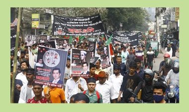 রাজধানীতে বিজেপির র‌্যালিতে নেতাকর্মীদের ঢল