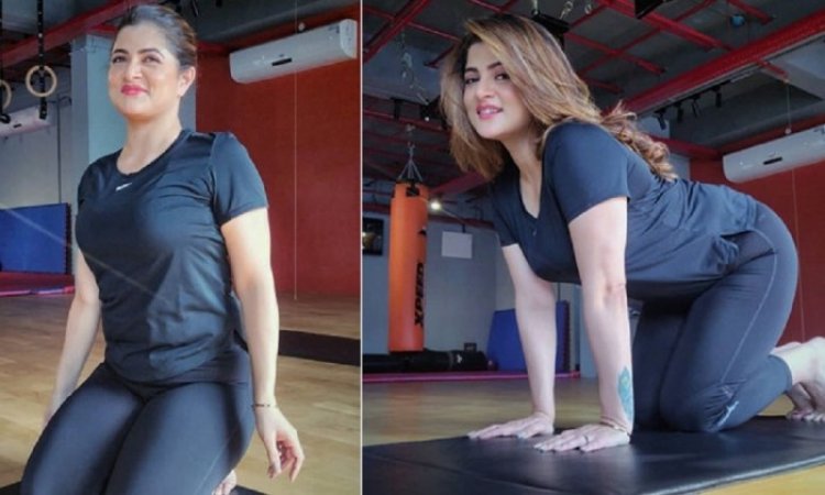 শরীর চর্চার ছবি দিয়ে সমালোচনায় শ্রাবন্তী