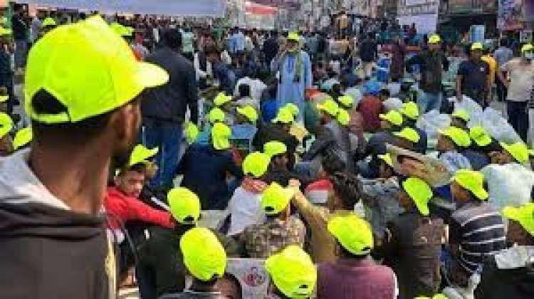 বিএনপির সমাবেশ দুপুরে, লোকারণ্য নয়াপল্টন