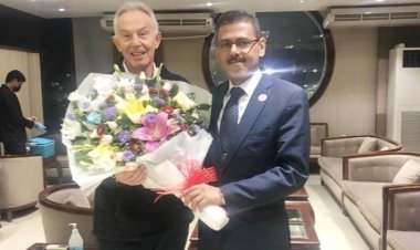 দুই দিনের সফরে ঢাকায় সাবেক ব্রিটিশ প্রধানমন্ত্রী টনি ব্লেয়ার