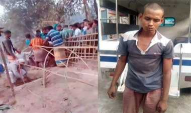 মৃত নারীর কবরের ভেতর বসে ছিল যুবক