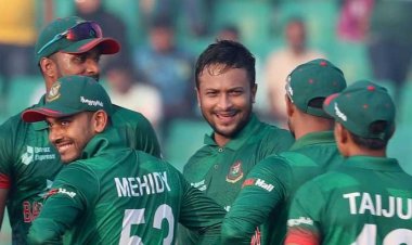 সাকিবের রেকর্ড গড়া ম্যাচে বাংলাদেশের জয়