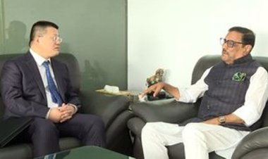 ওবায়দুল কাদেরের সাথে চীনা রাষ্ট্রদূতের বৈঠক