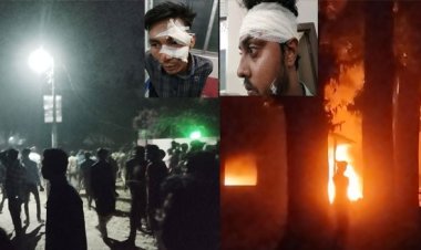 রাবি শিক্ষার্থীদের সাথে স্থানীয়দের সংঘর্ষ : আহত ৪০