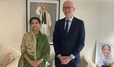 অভ্যন্তরীণ বিষয় ও পররাষ্ট্রনীতি নিয়ে আওয়ামী লীগের সঙ্গে ইইউ রাষ্ট্রদূতের মতবিনিময়