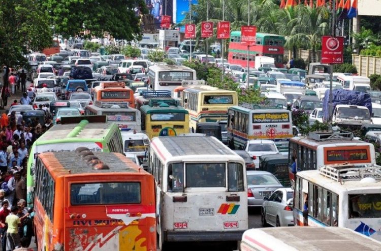 রাজধানীতে দুর্বিষহ যানজট