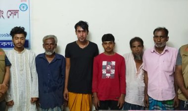 মানিকগঞ্জে ৬ লাখ টাকার হিরোইন সহ    ৬ কারবারি আটক 