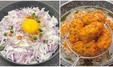 ইফতারের জন্য পেঁয়াজ পাকোড়া তৈরির রেসিপি