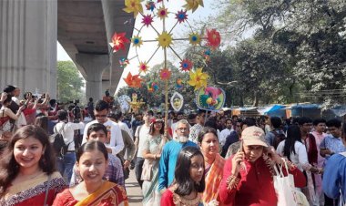 মঙ্গল শোভাযাত্রা শুরু