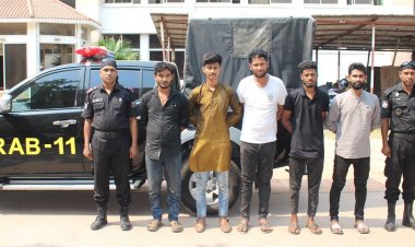 না’গঞ্জে ডাকাত সর্দার রাজিম মিয়াসহ ৫ ডাকাত দেশীয় অস্ত্রসহ গ্রেফতার