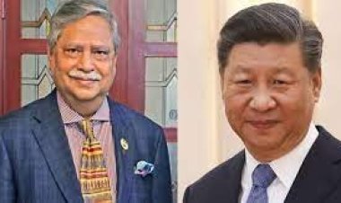 রাষ্ট্রপতি সাহাবুদ্দিনকে চীনা প্রেসিডেন্টের অভিনন্দন