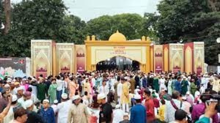 ঈদুল ফিতরের প্রধান জামাত অনুষ্ঠিত জাতীয় ঈদগাহে