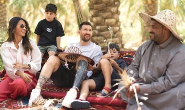 যে কারণে হঠাৎ সপরিবারে সৌদিতে মেসি