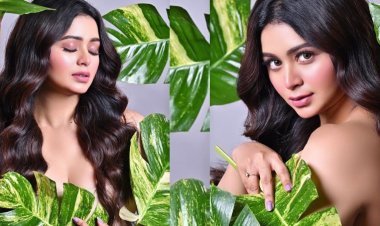 সবুজ পাতার আভরণে ঋতাভরী চক্রবর্তী