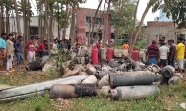 অবৈধ সিলিন্ডার রিফিল কারখানায় বিস্ফোরণ: দগ্ধ এক যুবকের মৃত্যু