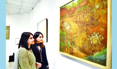 ৩০১ শিল্পকর্ম নিয়ে চলছে জাতীয় চারুকলা প্রদর্শনী 