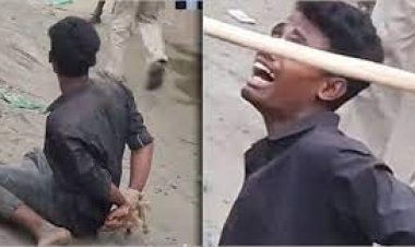 স্কুলছাত্রীকে উত্ত্যক্তের অভিযোগে যুবককে হাত-পা বেঁধে নির্যাতন