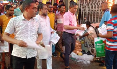 তারুণ্যের সমাবেশ সফল করতে ফেনীতে যুবদলের লিফলেট বিতরণ