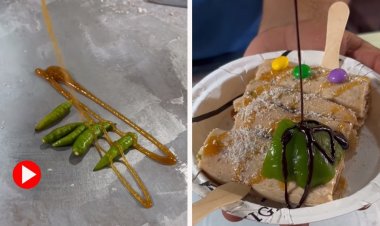 কাঁচামরিচের আইসক্রিম!