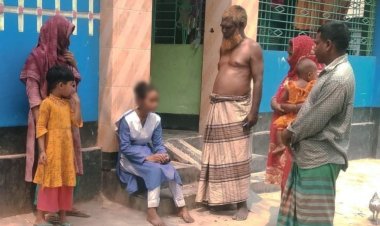 বিয়ের দাবিতে প্রেমিকের বাড়িতে ২ দিন ধরে স্কুলছাত্রীর অনশন
