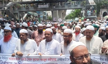 সিইসির পদত্যাগে সব করবে জনগণ: চরমোনাই পীর