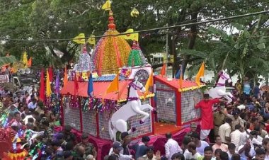 ত্রিপুরায় রথে আগুন লেগে মৃত্যু ৬ পুণ্যার্থীর