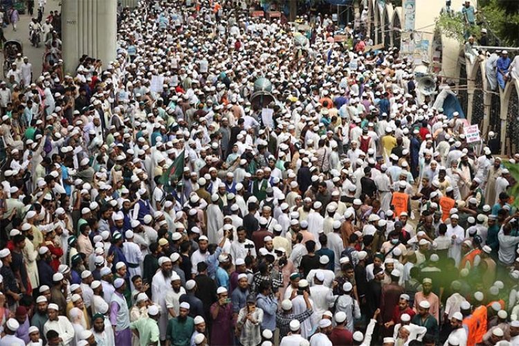 ফয়জুল করিমের ওপর হামলার প্রতিবাদে ইসলামী আন্দোলনের বিক্ষোভ