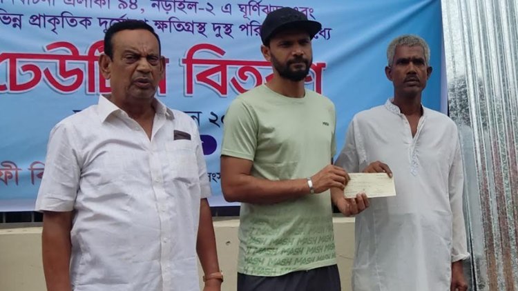 যা কিছু দেয় প্রধানমন্ত্রী, আমি না : মাশরাফি