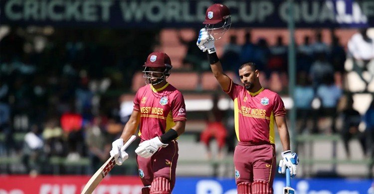 জোড়া সেঞ্চুরিতে বিশাল জয় ওয়েস্ট ইন্ডিজের