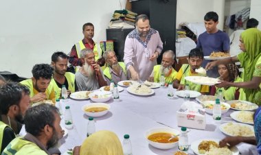 ডিএনসিসির পরিচ্ছন্নতাকর্মীদের জন্য মধ্যাহ্ন ভোজের আয়োজন