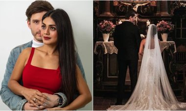 খ্রিষ্টান রীতি মেনে জার্মান প্রেমিককে বিয়ে করলেন সৃজিতা 