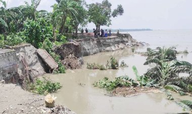 আবারও বাড়ছে যমুনার পানি, ভাঙন আতঙ্কে নদীপাড়ের মানুষ
