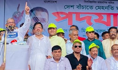 পদযাত্রা করে জনগণকে সঙ্গে নিয়ে সরকার ফেলে দেব : মির্জা ফখরুল