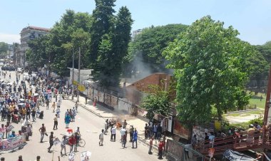 বিএনপির পদযাত্রায় ছাত্রলীগের হামলা, ধাওয়া পাল্টা ধাওয়া