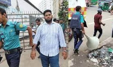 গাবতলীতে বিএনপির মাইক খুলে নিয়েছে পুলিশ, আটক ৬