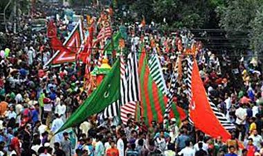 হোসনে দালান থেকে শুরু হলো তাজিয়া মিছিল