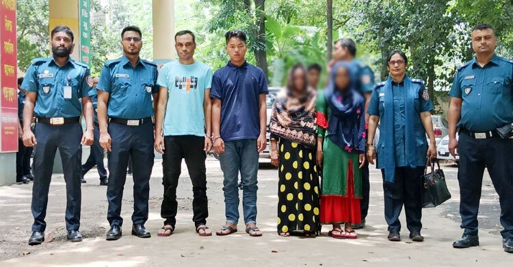 ঢাকায় ইয়াবার বড় চালান এনে রোহিঙ্গা নারীসহ আটক ৫