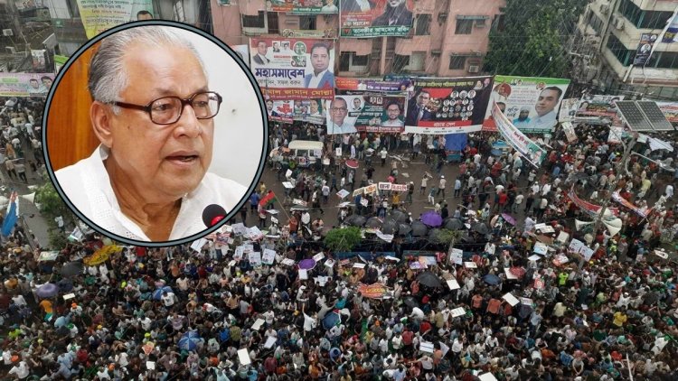 বৃষ্টির মধ্যেও মহাসমাবেশ, আমরা সফল হবোই: নজরুল ইসলাম