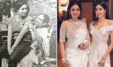 সাদাকালো ছবিতে ‘মা শ্রীদেবী’কে স্মরণ জাহ্নবীর