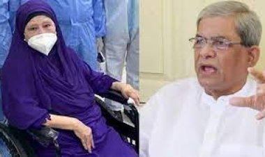 খালেদা জিয়ার স্বাস্থ্যের খোঁজখবর নিতে হাসপাতালে গেলেন মির্জা ফখরুল