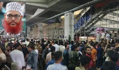 সাঈদীর মৃত্যু: শাহবাগে জড়ো হয়ে জামায়াতের নেতা–কর্মীদের স্লোগান
