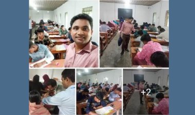 এইচএসসি পরীক্ষা কক্ষে মেডিকেল টিম সদস্যের ‘ফটোসেশন’