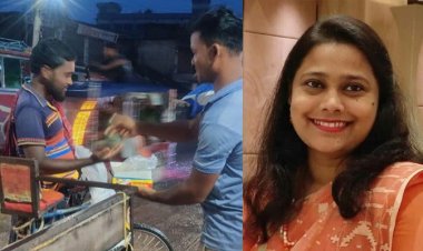পত্নীতলা ইউএনও রুমানার বদলির খবরে মিষ্টি বিতরণ
