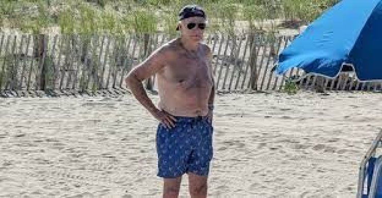  খালি গায়ে হাফপ্যান্ট পরে ঘুরছেন বাইডেন, ছবি ভাইরাল