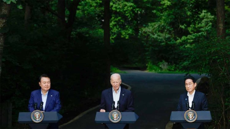 চীনকে ঠেকাতে যুক্তরাষ্ট্র-জাপান-দক্ষিণ কোরিয়ার নতুন জোট