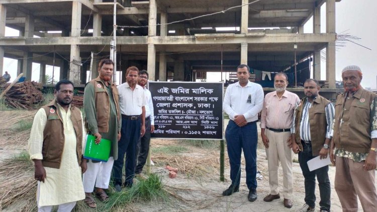 ঢাকা জেলা প্রশাসনের উদ্যোগ মিরপুরে ৪০ কোটি টাকার খাস জমি উদ্ধার